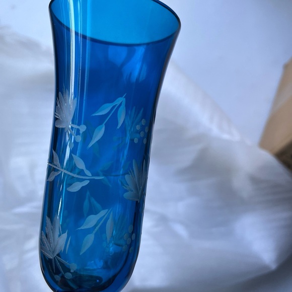 NIB Anthropologie Hand-carved Sofia Flutes, Set of 4 - Picture 8 of 10